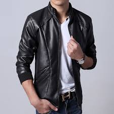 Desain Casual Leather Jacket