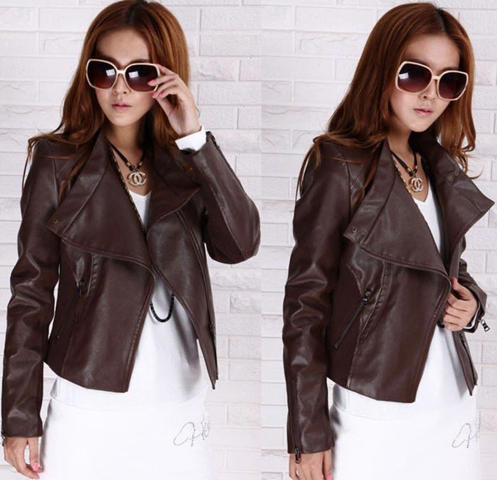 model jaket kulit wanita