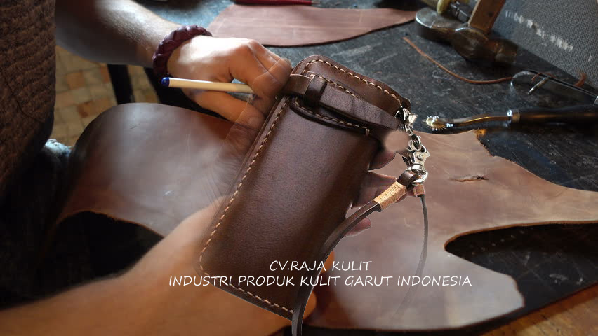 produksi dompet kulit panjang pria